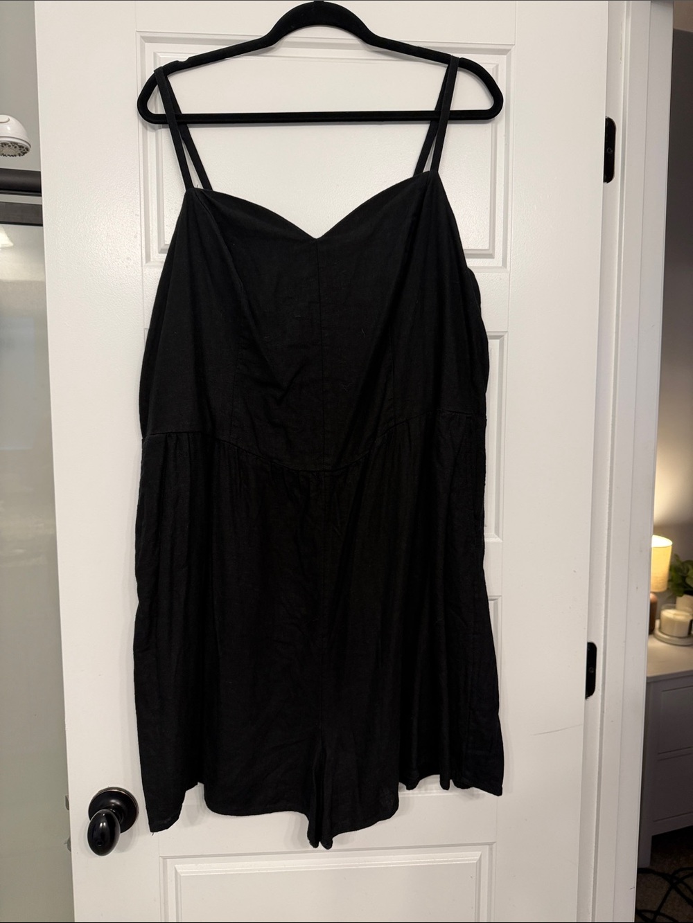 Old Navy Black Spaghetti Strap Romper